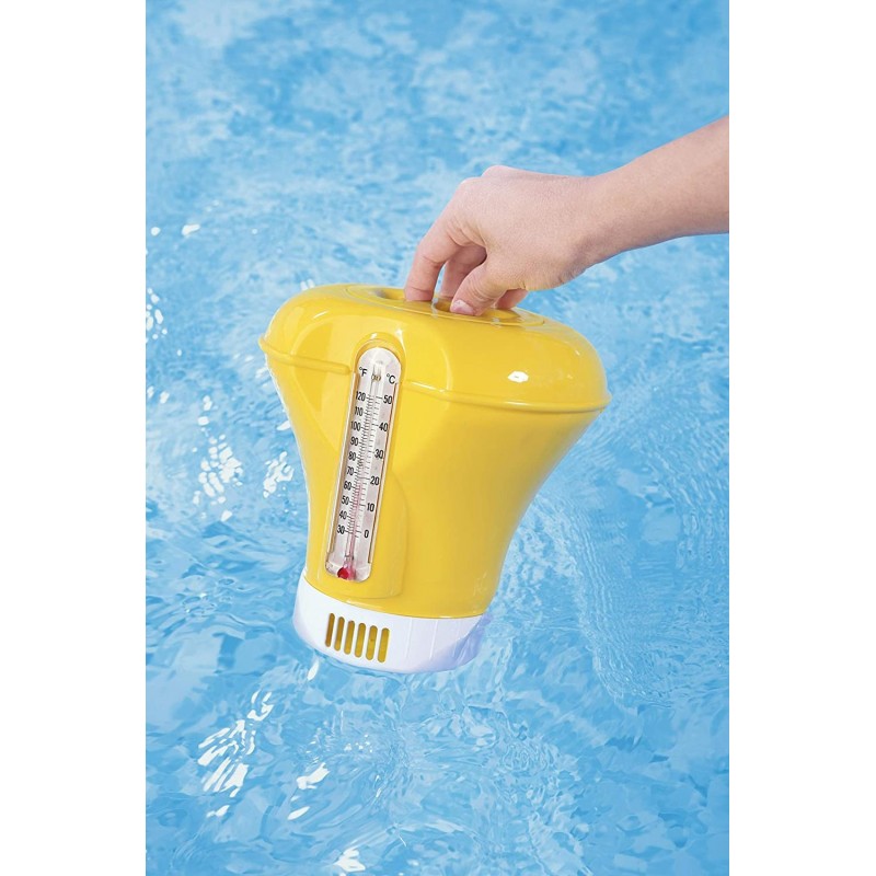Bestway Dosatore Galleggiante termometro piscine Distributore dispe...