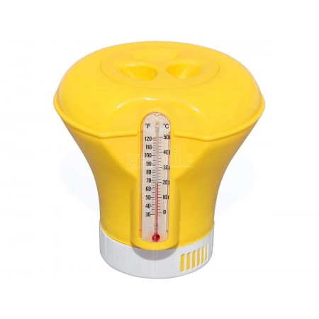 Dosatore Galleggiante termometro piscine Distributore dispenser Cloro chimico