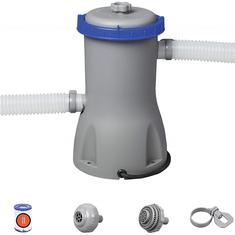 POMPA FILTRANTE PER PISCINA FUORITERRA 3028 LT/H ACQUA PISCINE BESTWAY 58386