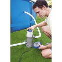 POMPA FILTRANTE PER PISCINA FUORITERRA 3028 LT/H ACQUA PISCINE BESTWAY 58386