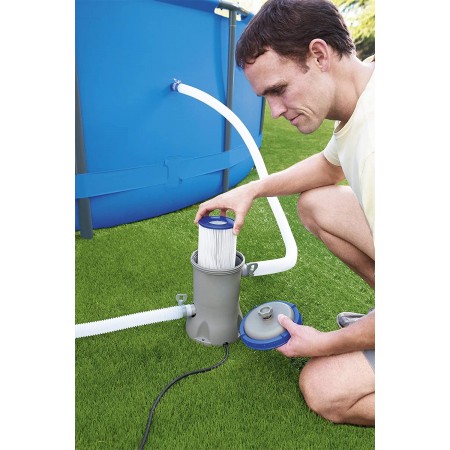 POMPA FILTRANTE PER PISCINA FUORITERRA 3028 LT/H ACQUA PISCINE BESTWAY 58386