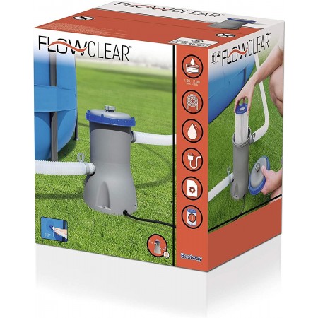 POMPA FILTRANTE PER PISCINA FUORITERRA 3028 LT/H ACQUA PISCINE BESTWAY 58386