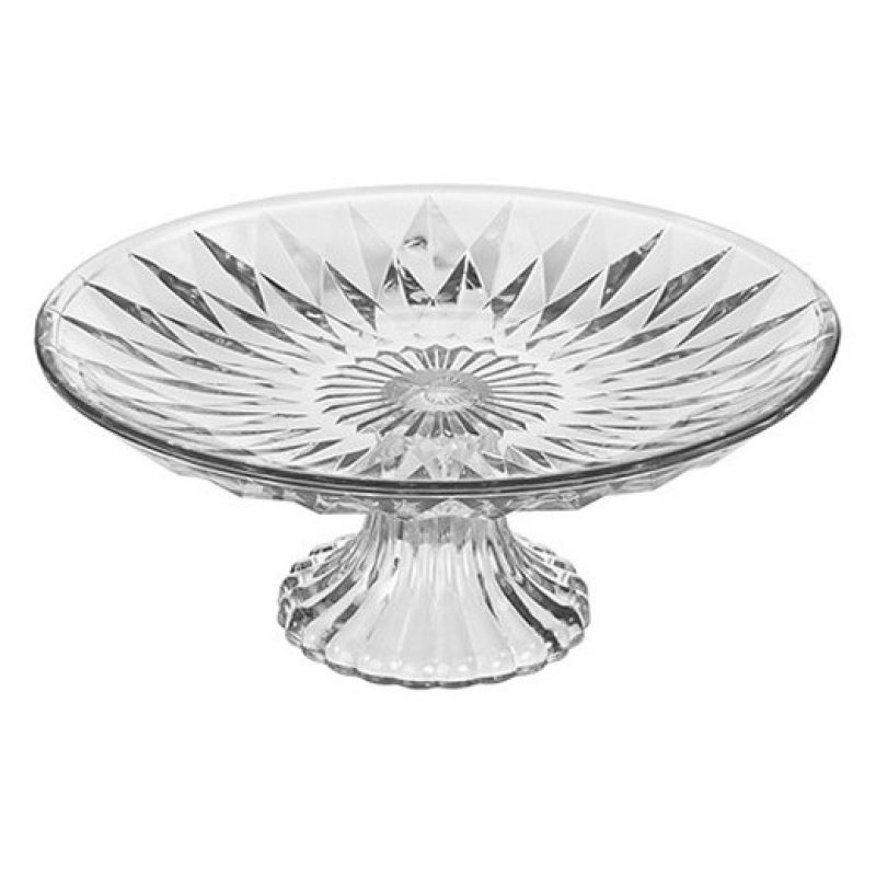 WeHome ALZATA IN VETRO CAMPANA 20 CM. PATISSERIE TORTIERA BUFFET PE...