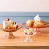 WeHome ALZATA IN VETRO CAMPANA 20 CM. PATISSERIE TORTIERA BUFFET PE...