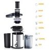 Sokany CENTRIFUGA ESTRATTORE DI SUCCO PER FRUTTA E VERDURA 500w POL...