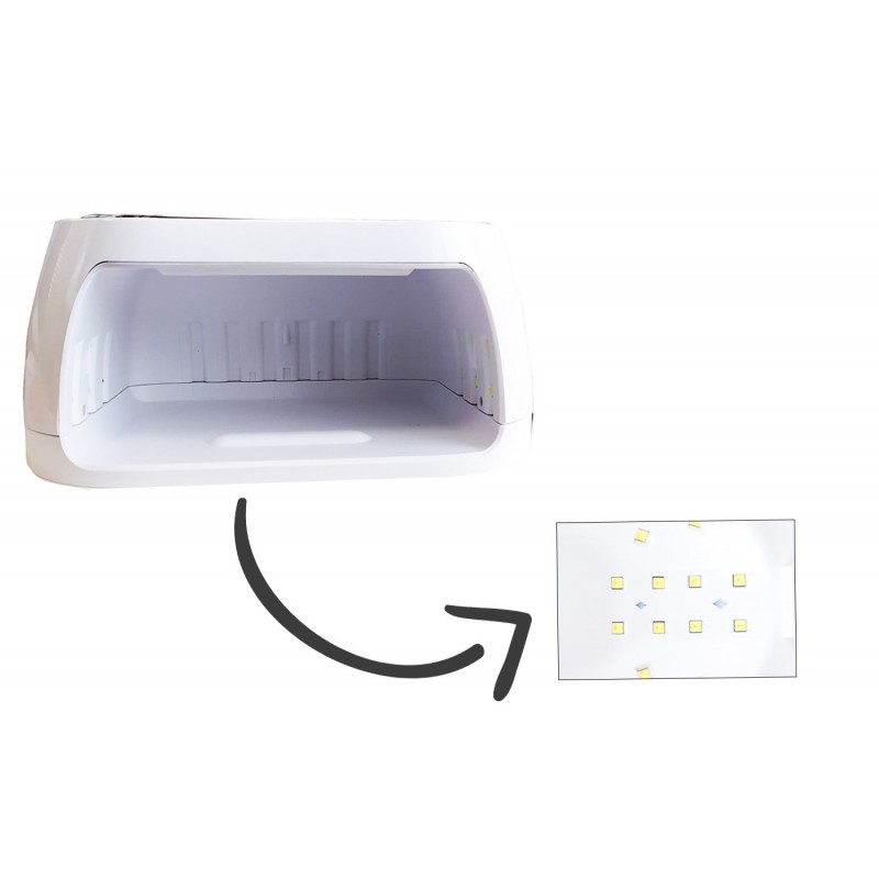 DRIWEI LAMPADA UV a LED GEL UNGHIE PROFESSIONALE 48W FORNETTO NAIL ...