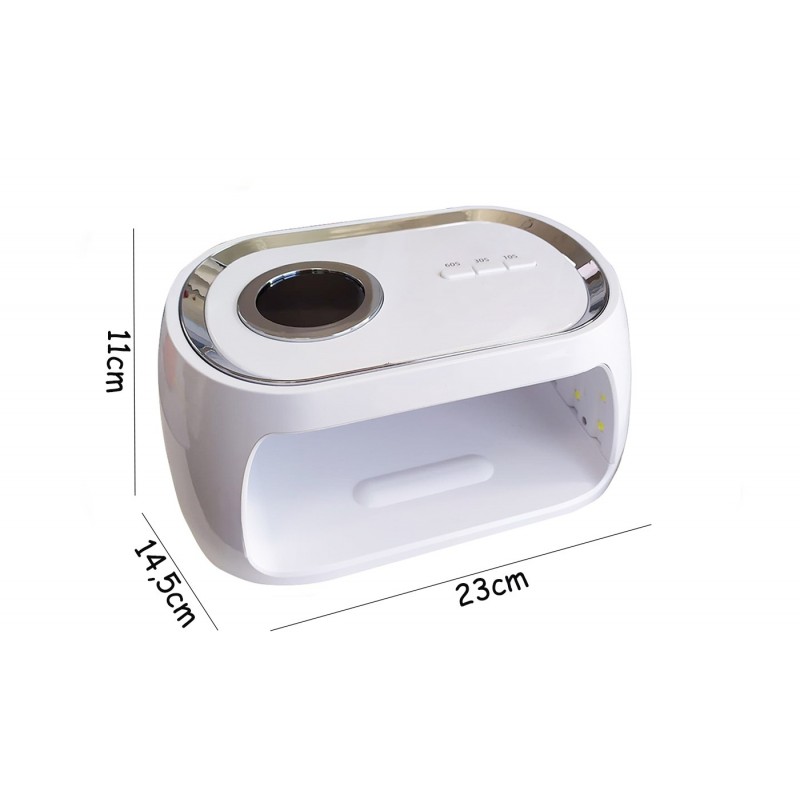 DRIWEI LAMPADA UV a LED GEL UNGHIE PROFESSIONALE 48W FORNETTO NAIL ...