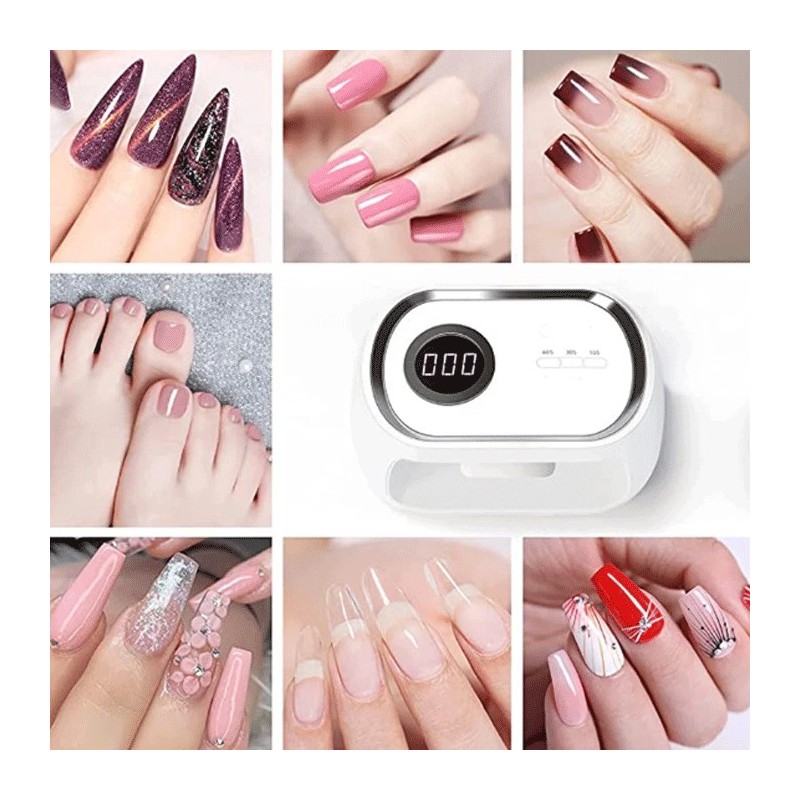 DRIWEI LAMPADA UV a LED GEL UNGHIE PROFESSIONALE 48W FORNETTO NAIL ...