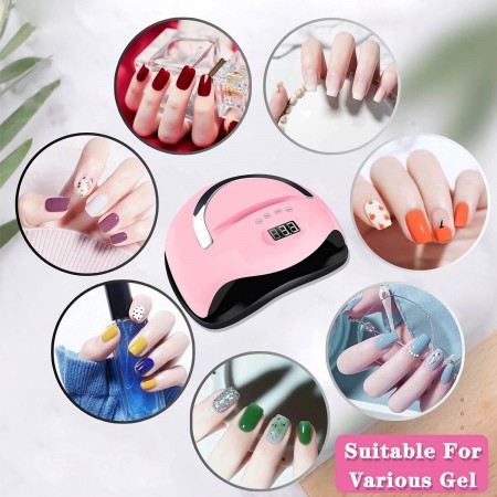 LAMPADA UV LED GEL UNGHIE PROFESSIONALE FORNETTO NAIL ART MANICURE PEDICURE