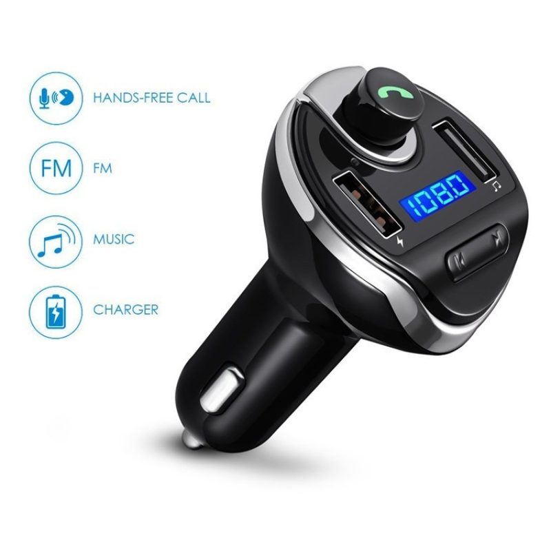 Generico Trasmettitore Bluetooth FM Auto Doppia Porta Ricarica USB ...