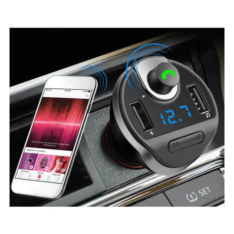Generico Trasmettitore Bluetooth FM Auto Doppia Porta Ricarica USB ...