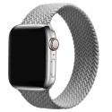 Cinturino Apple Watch 42/44 mm in silicone intrecciato elastico orologio maglia