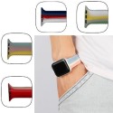 Cinturino Apple Watch 42/44 mm in silicone intrecciato elastico orologio maglia