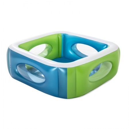 Piscina gonfiabile per Bambini Bestway fuoriterra giardino 168x168x56cm quadrata