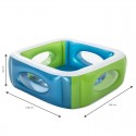Piscina gonfiabile per Bambini Bestway fuoriterra giardino 168x168x56cm quadrata