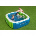 Piscina gonfiabile per Bambini Bestway fuoriterra giardino 168x168x56cm quadrata