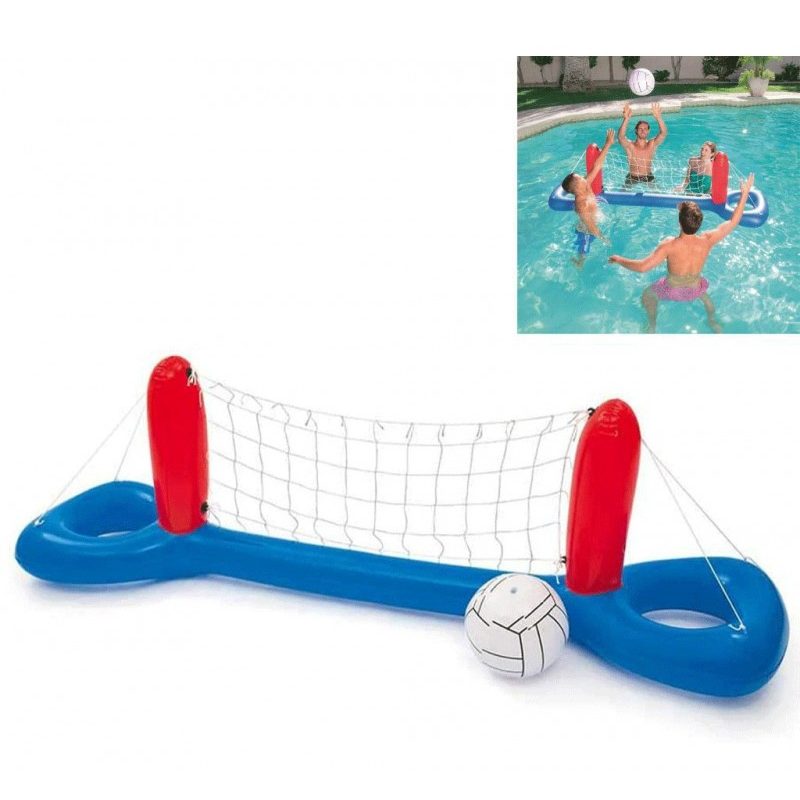 Bestway RETE VOLLEY GONFIABILE GIOCO PER PISCINA BESTWAY PALLAVOLO ...