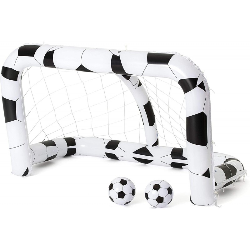 Porta da calcio Bestway gonfiabile 2 palloni gioco giardino mare piscina bambino