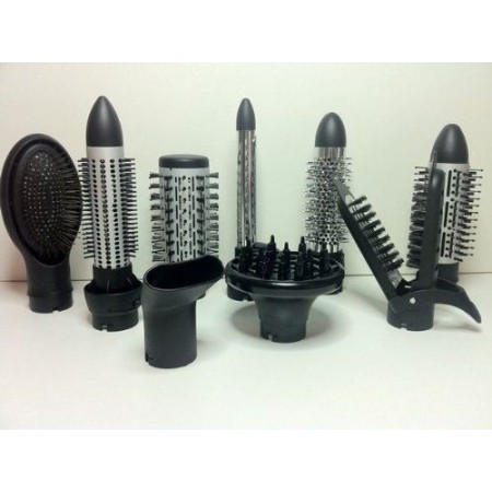 Spazzola ad aria calda con varie testine per hair styling 1000W
