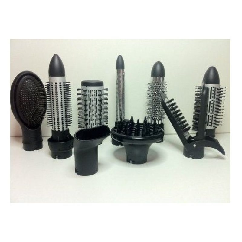 Spazzola ad aria calda con varie testine per hair styling 1000W