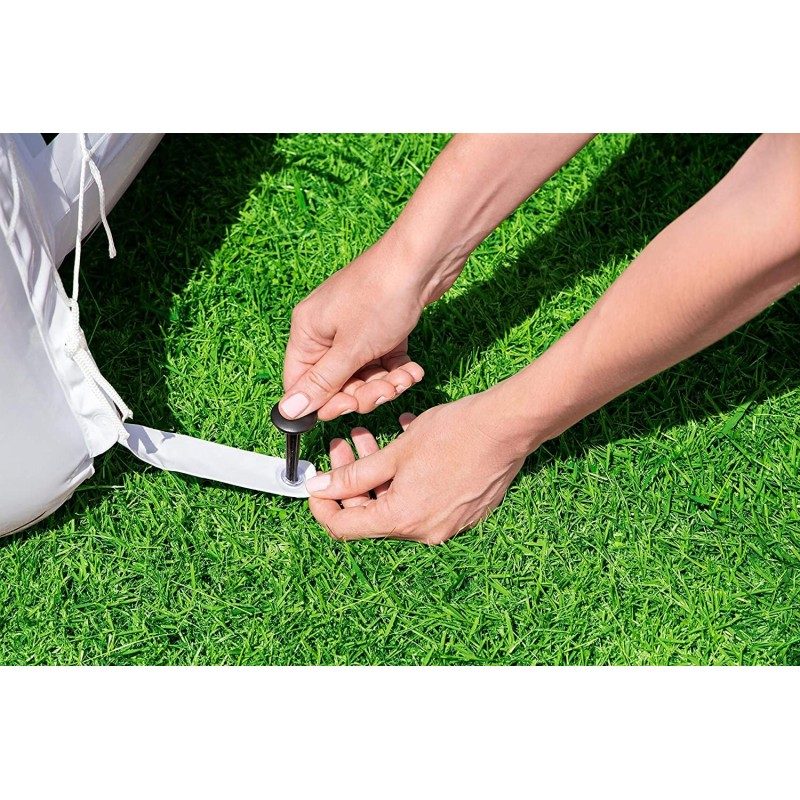 Bestway Porta da calcio Bestway gonfiabile 2 palloni gioco giardino...