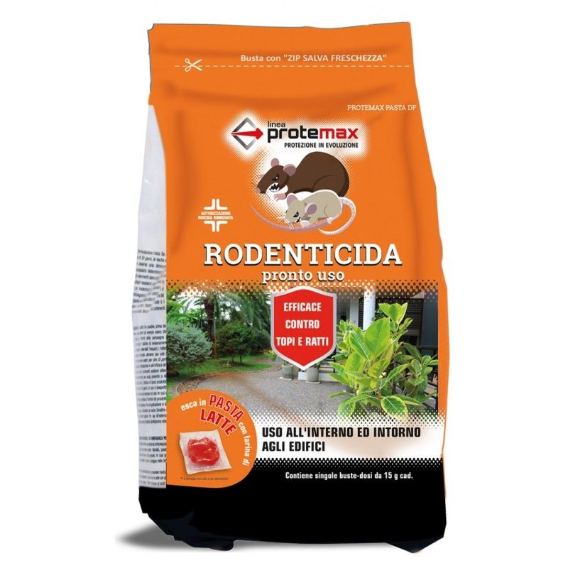 Protemax ESCA TOPICIDA PASTA 1 BUSTA KG.1,50- BASTA UNA SOLA INGEST...