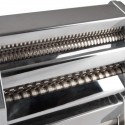 Macchina manuale per pasta in acciaio con 6 spessori di sfoglia e morsetto