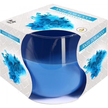 6x CANDELA PROFUMATA PER AMBIENTE CASA 24 ORE IN VETRO 130g Fragranza aromatica