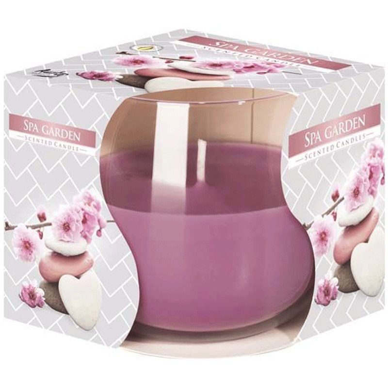 Bispol 6x CANDELA PROFUMATA PER AMBIENTE CASA 24 ORE IN VETRO 130g ...