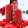 Lumar SET 12 CANDELE CANDELA LUMINI VERA CERA Frutti di Bosco ROSSO...