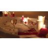 Lumar SET 12 CANDELE CANDELA LUMINI VERA CERA Frutti di Bosco ROSSO...