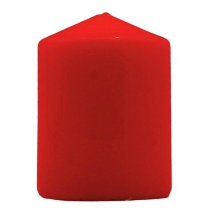 Lumar SET 12 CANDELE INODORE BIANCHE ROSSE CERO MOCCOLO CANDELA DEC...