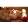 Lumar SET 12 CANDELE INODORE BIANCHE ROSSE CERO MOCCOLO CANDELA DEC...