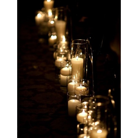 SET 12 CANDELE INODORE BIANCHE ROSSE CERO MOCCOLO CANDELA DECORAZIONE 100X70 MM