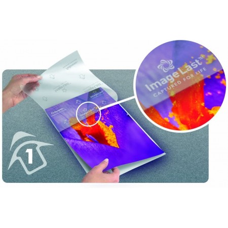 100 pouches ENHANCE 80 micron A4 Fellowes Pouches Di Plastificazione Documenti