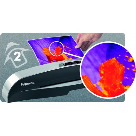 100 pouches ENHANCE 80 micron A4 Fellowes Pouches Di Plastificazione Documenti