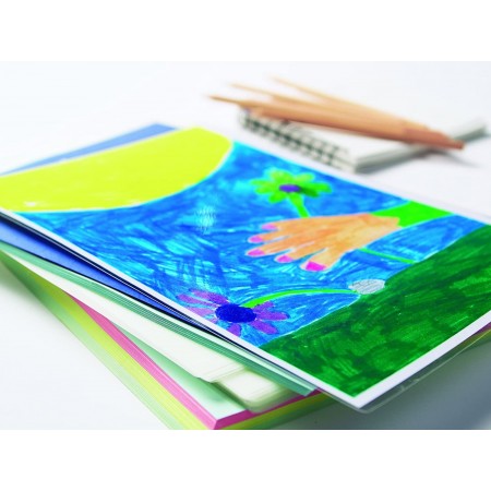 100 pouches ENHANCE 80 micron A4 Fellowes Pouches Di Plastificazione Documenti