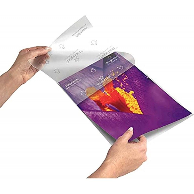 Fellowes 100 pouches ENHANCE 80 micron A3 Fellowes Pouches Di Plast...