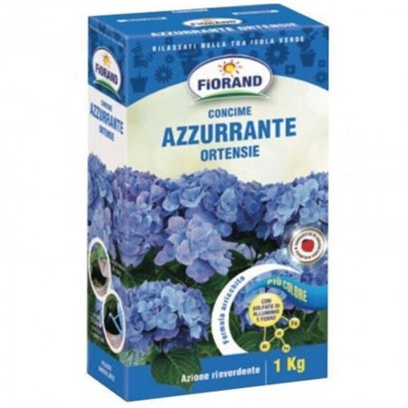 CONCIME GRANULARE AZZURRANTE PER ORTENSIE da 1 KG giardino FORMULA ARRICCHITA