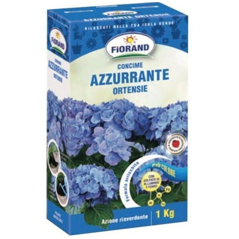 Fiorand CONCIME GRANULARE AZZURRANTE PER ORTENSIE da 1 KG giardino ...