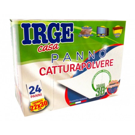 120 Panni Veline cattura polvere peli Capelli elettrostatico 22x30 Goffrato IRGE