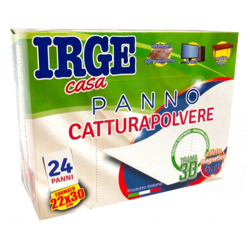 IRGE 120 Panni Veline cattura polvere peli Capelli elettrostatico 2...