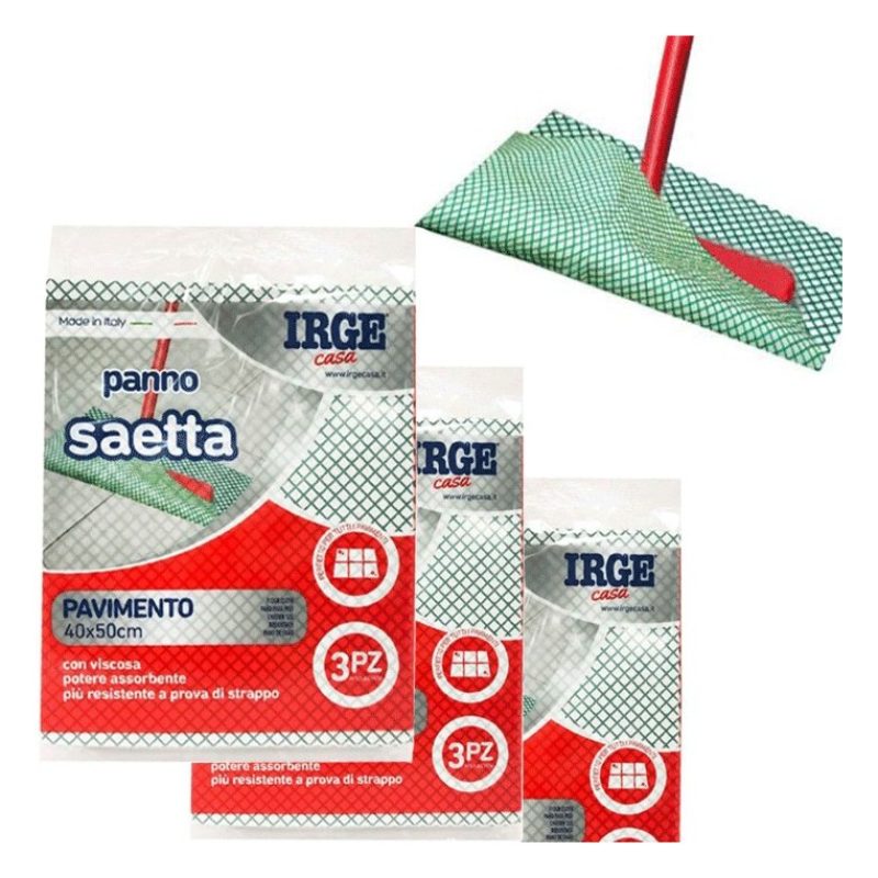IRGE 9x Panno auto per pavimenti IRGE Formato 40x50 cm panni pulisc...
