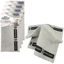 4x Panno In Microfibra 30x30cm Pulizia per Acciaio Inox Piano cottura lavelli
