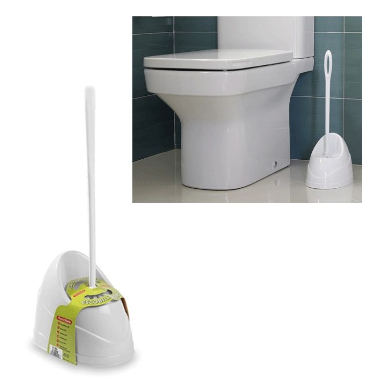 Plastic Forte Porta Scopino da Bagno Scopini Spazzolone Pulizia del...