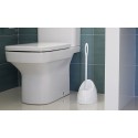 Porta Scopino da Bagno Scopini Spazzolone Pulizia del Vaso WC Spazzolone Bianco