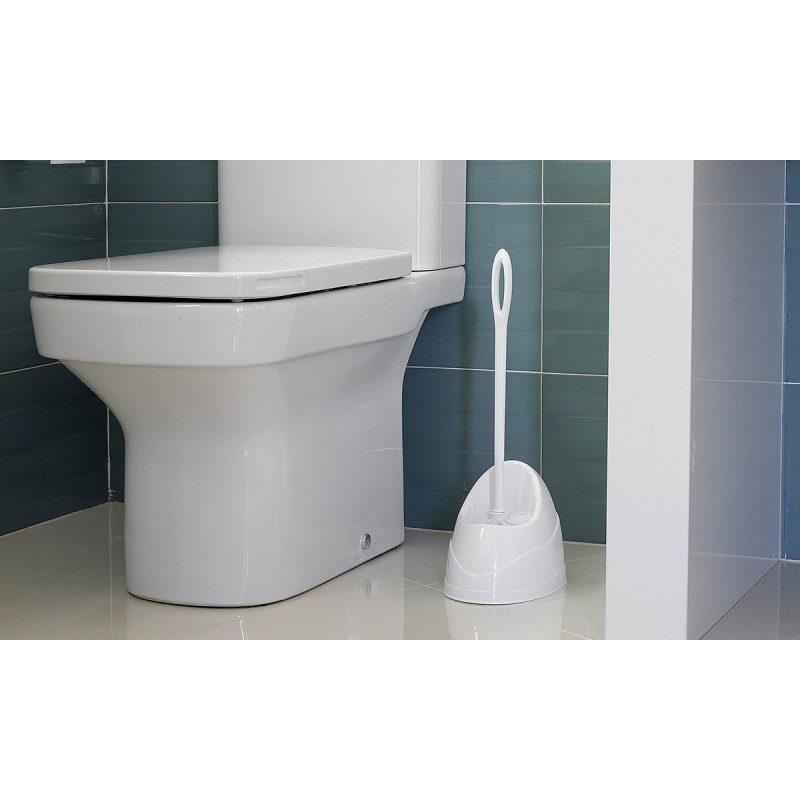 Plastic Forte Porta Scopino da Bagno Scopini Spazzolone Pulizia del...