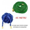 Tubo irrigazione da giardino allungabile elastico estensibile pistola multigetto 45m