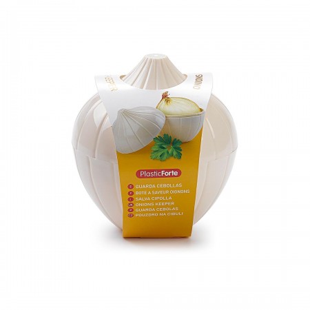 2x CONTENITORE SALVA ODORE PORTA CIPOLLA FRESCHEZZA 12x11CM PLASTICA FRIGO