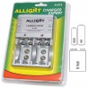 Caricabatterie carica caricatore batterie stilo ricaricabili pile AA AAA 9V